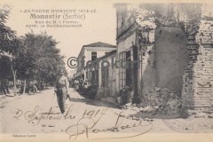 Manastır, Roi Pierre Caddesi, Bombardıman sonrası (1917)