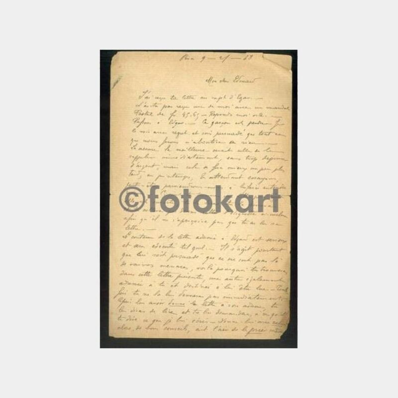 1888 Constantinople Fransızca Mektuplar - Görsel 2