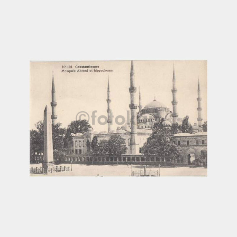 1920 Ayasofya Görünüş Editör Goldmann Baskı Kartpostal