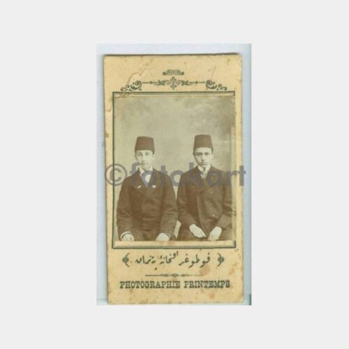 1900 Kabinet Fotoğraf Printemps