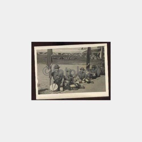 1945 Ankara 19 Mayıs İzcileri Küçük Ebat Fotoğraf