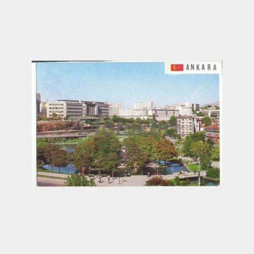 Ankara Abdi İpekçi Parkı Görünüş Kartpostal