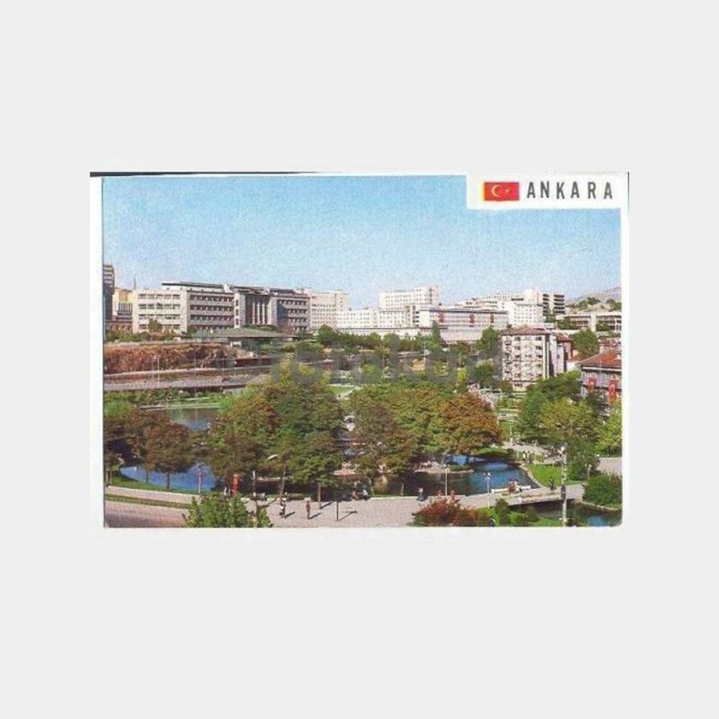 Ankara Abdi İpekçi Parkı Görünüş Kartpostal