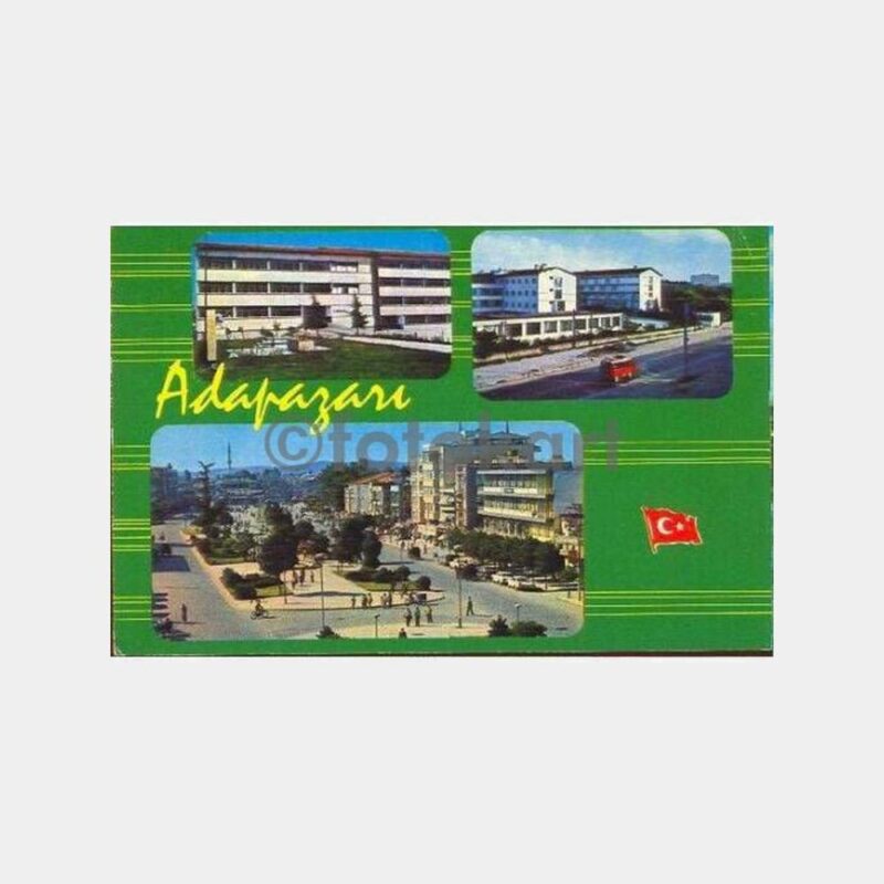 Adapazarı Şehirden Üç Görünüş Kartpostal