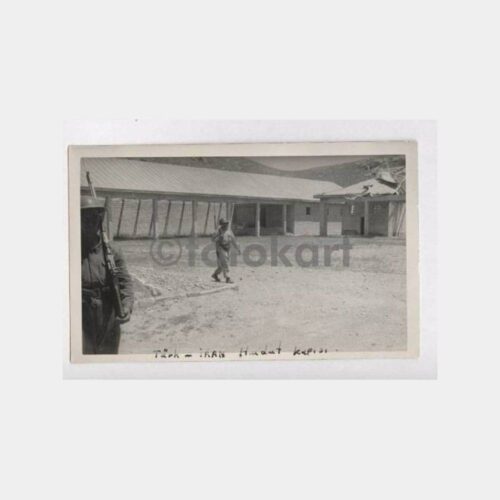 1961 Ağrı Türk İran Hudut Kapısı 3 Adet Fotoğraf