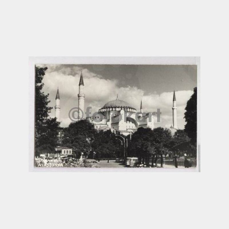 Ayasofya Sultanahmet Görünüş Kartpostal