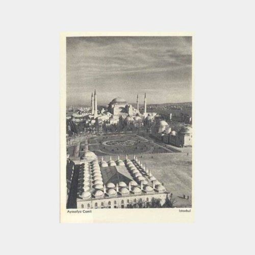 Ayasofya Camii Tasvir Neşriyatı Kartpostal