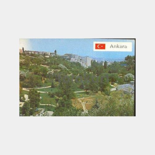 1983 Ankara Çankaya Botanik Bahçesi Kartpostal
