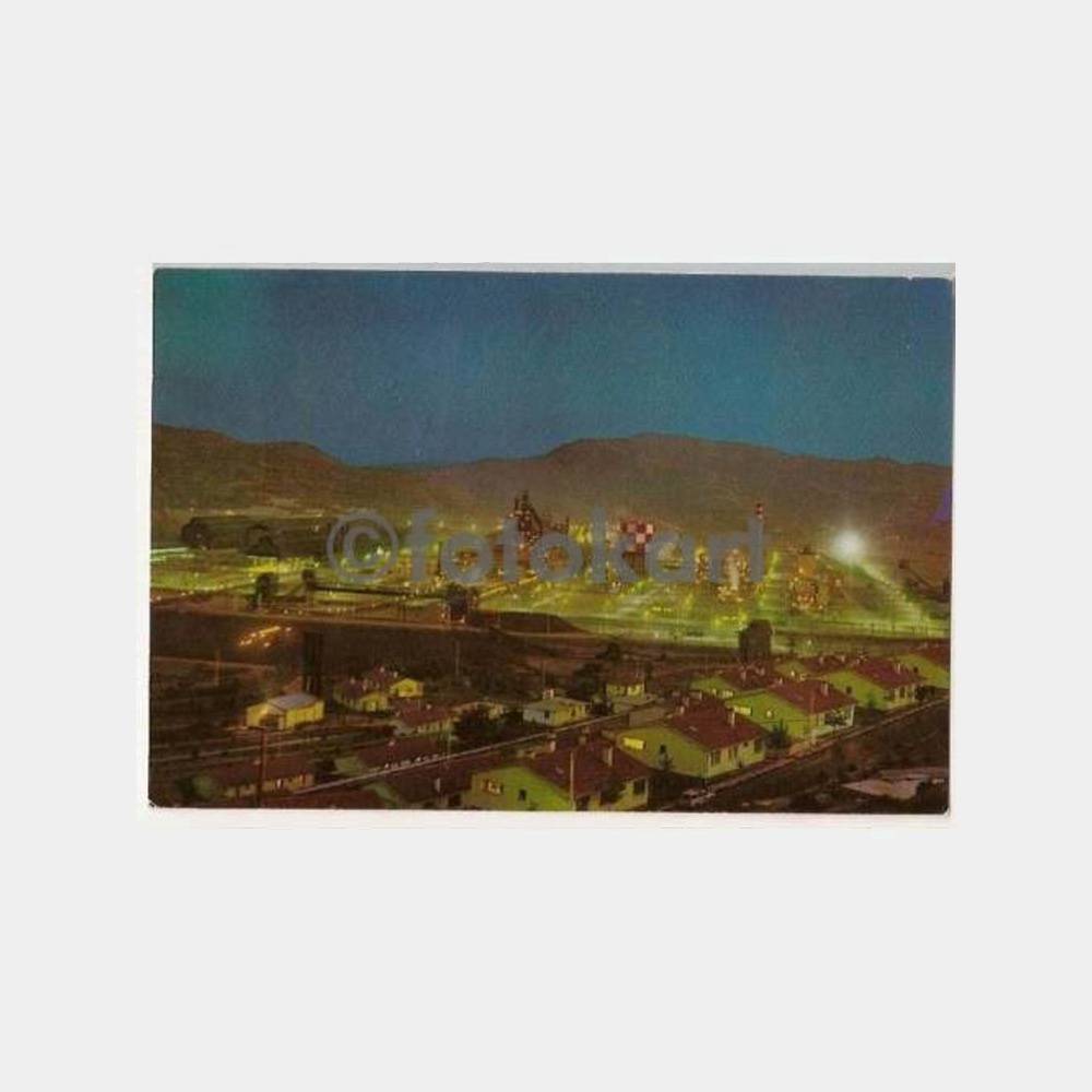 Karadeniz Ereğli Demir Çelik Fabrikası Kartpostal