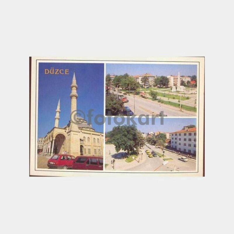 Düzce Şehirden 3 Görünüş Kartpostal