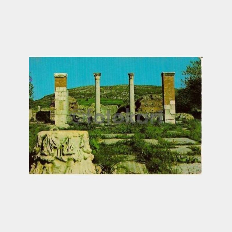 Efes Harabeler Posta Damgalı Kartpostal