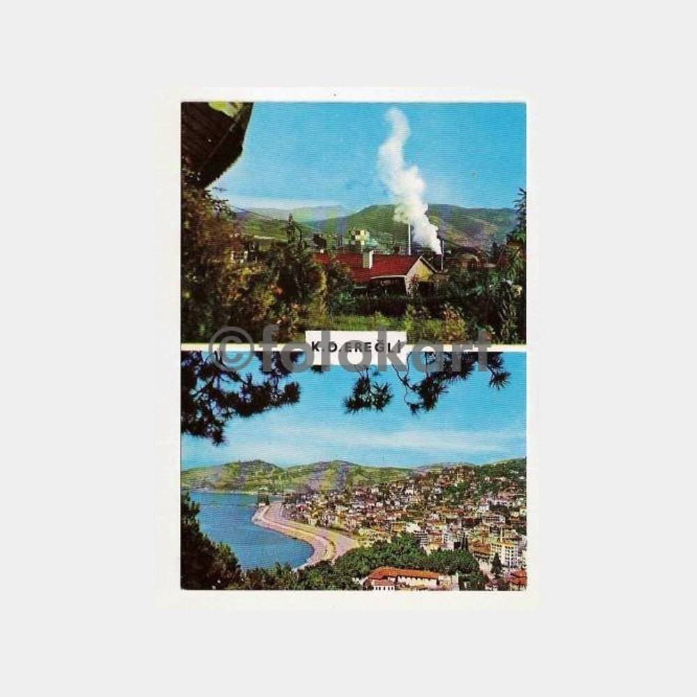 Karadeniz Ereğli 2 Görünüş Kartpostal