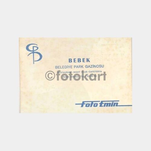 1968 Bebek Belediye Park Gazinosu Fotoğraf
