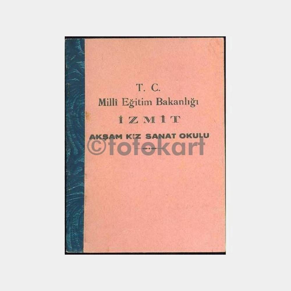 1947 İzmit Kız Sanat Okulu Kimlik Cüzdanı