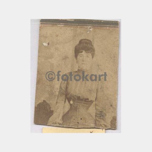 1900 Kadın Kabinet Fotoğraf