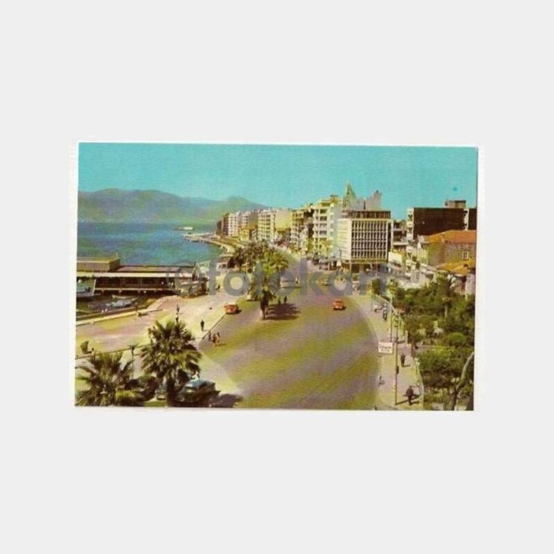 İzmir Karşıyaka Sahil Kartpostal