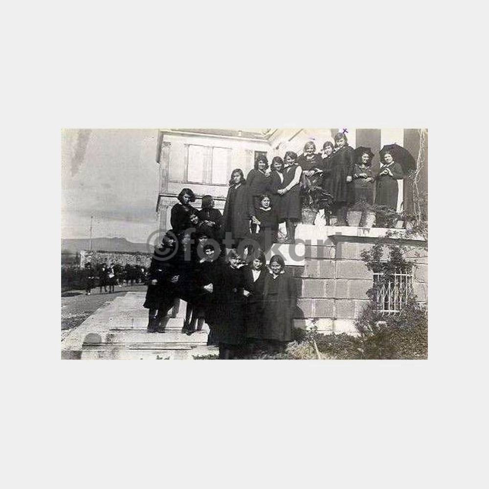 İzmir Karşıyaka Kız Mektebi 4 Adet Fotoğraf