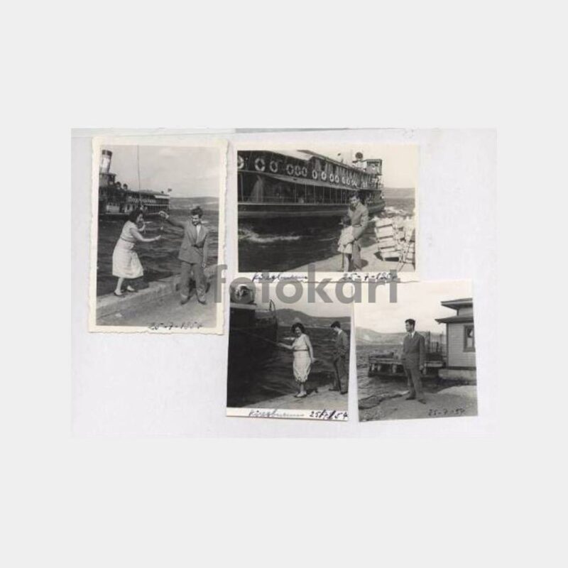 1954 Boğaziçi Kireçburnu İskelesi Fotoğraf
