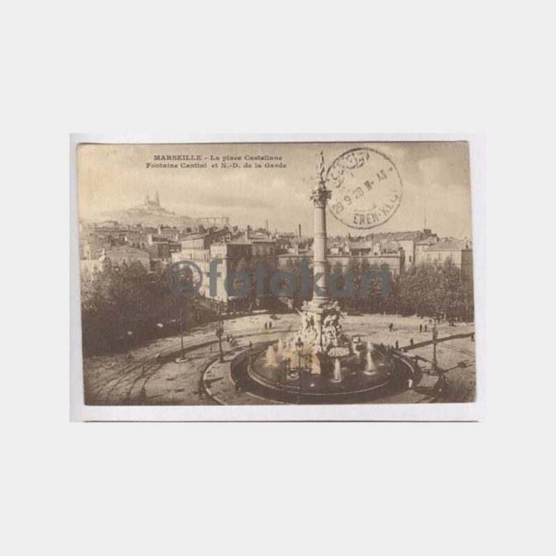 1928 Erenköy Varışlı Fransa Marsilya Kartpostal