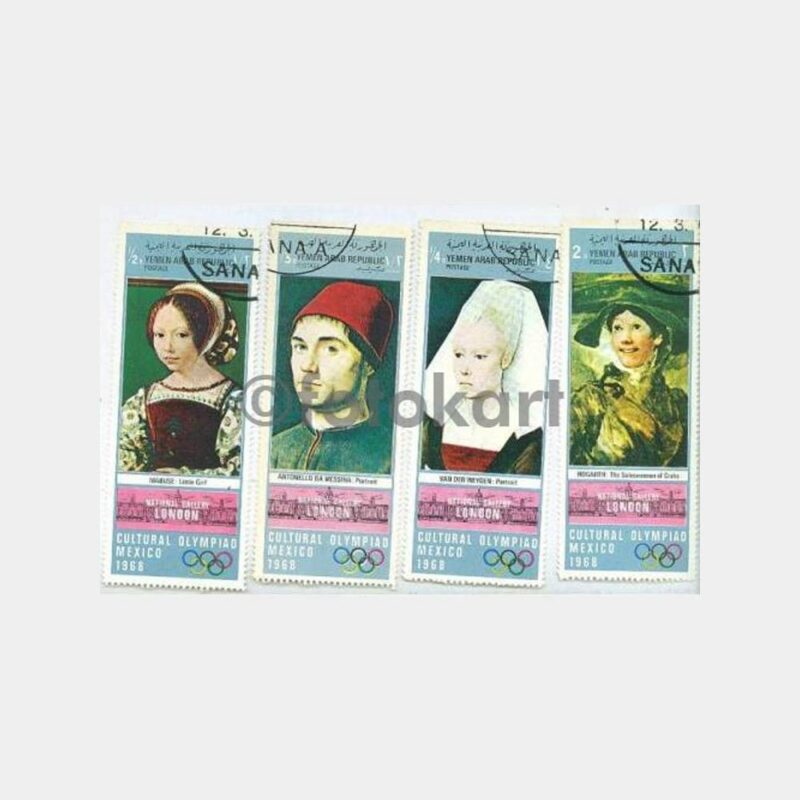 1968 Meksika Kültür Olimpiyatı Pulları