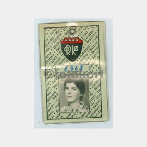 1968 Orko Kimlik Kartı