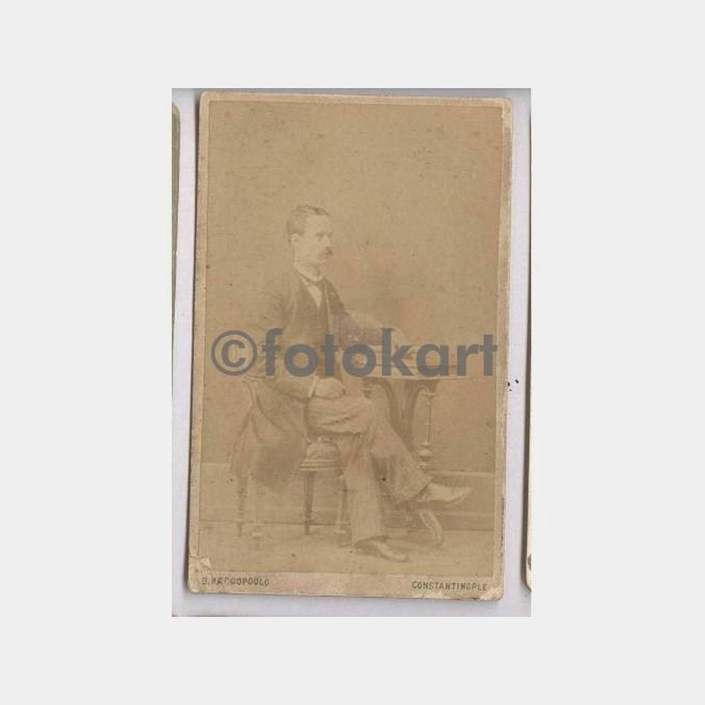 1900 Osmanlı Kabinet Fotoğraf