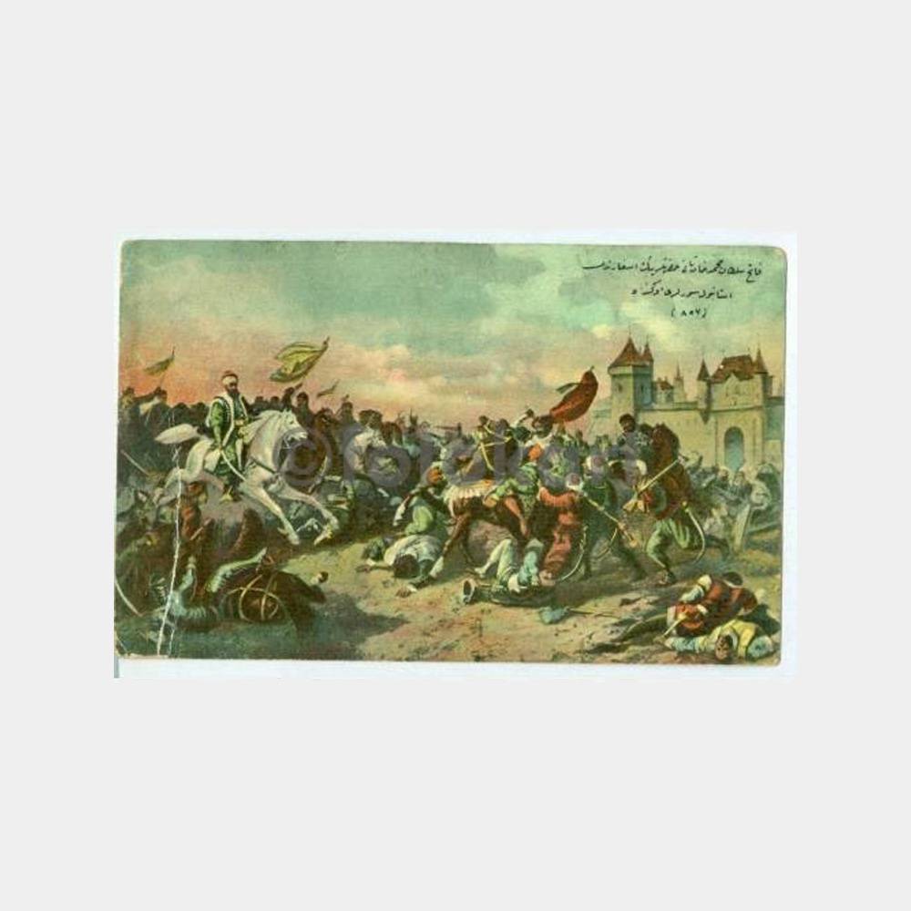 1900 Savaş Konulu Max Fruchtermann Kartpostal