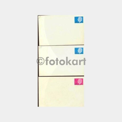 1982 Pul Baskılı Üç Adet Tebrik Zarfı