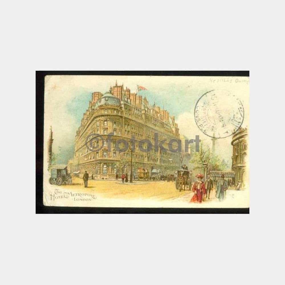 1909 Osmanlı Yeşilköy San Stefano Damgalı Kartpostal