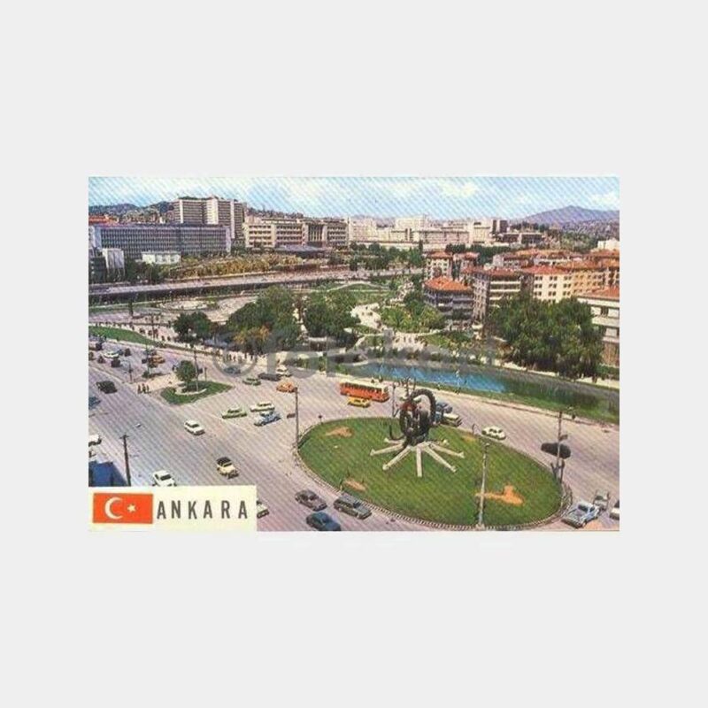 Ankara Sıhhiye Genel Görünüm Kartpostal