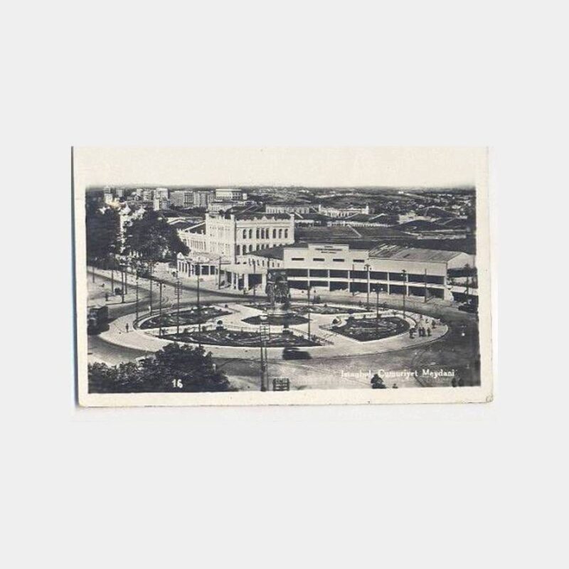 İstanbul Taksim Cumhuriyet Meydanı Fotokart
