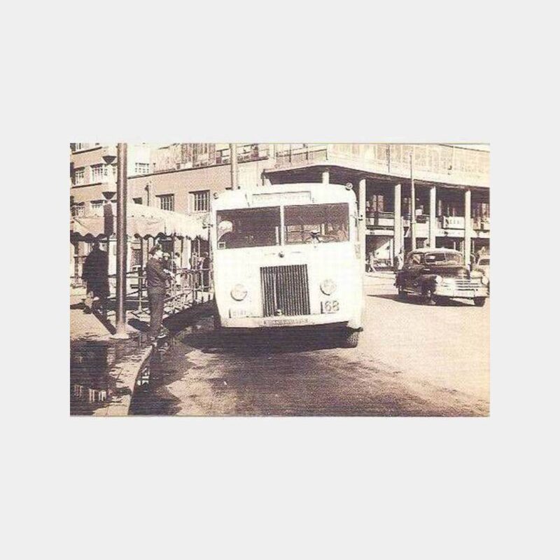 1950 Taksim Otobüsü Reprodüksiyon Kart