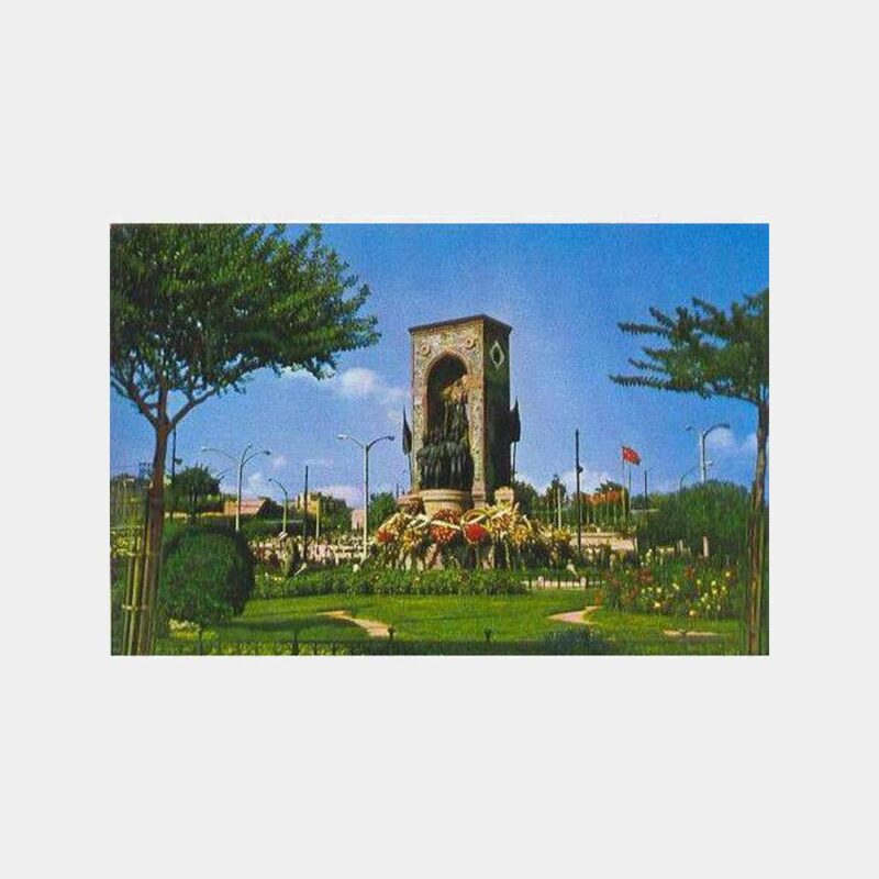 İstanbul Taksim Anıtı Kartpostal