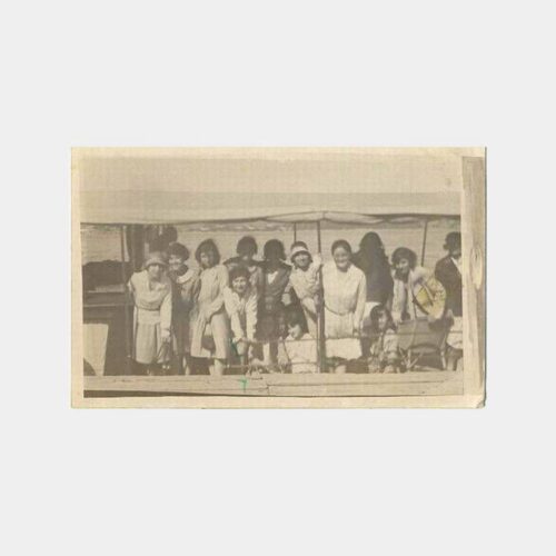 1929 Tarabya Nil Yatında Fotoğraf