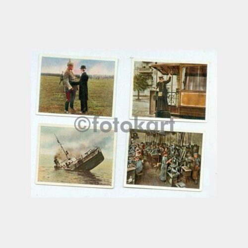 1914 Alman Çikolata Kartları