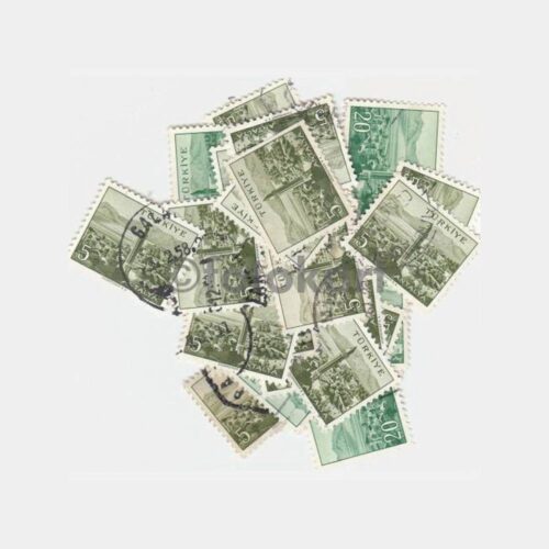 1960 Şehir Pulları Damgalı - Antalya