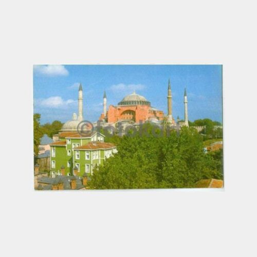 1968 Ayasofya ve Tarihi Soğukçeşme Kartpostal