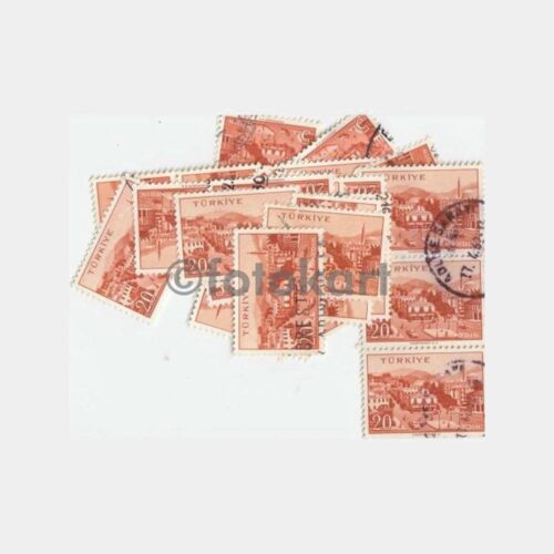 1960 Şehir Pulları Damgalı - Aydın