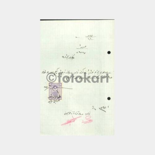 1928 Osmanlıca Aydın İncir Şti Belge