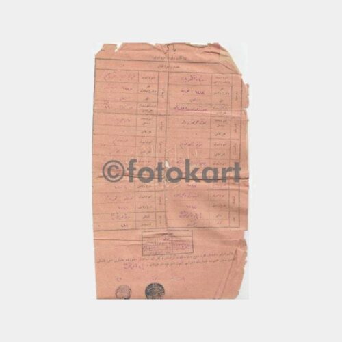 1926 Osmanlıca Belge