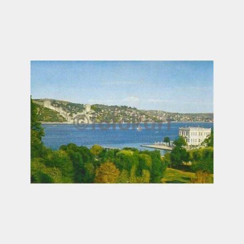İstanbul Boğaziçi Genel Görünüm Kartpostal