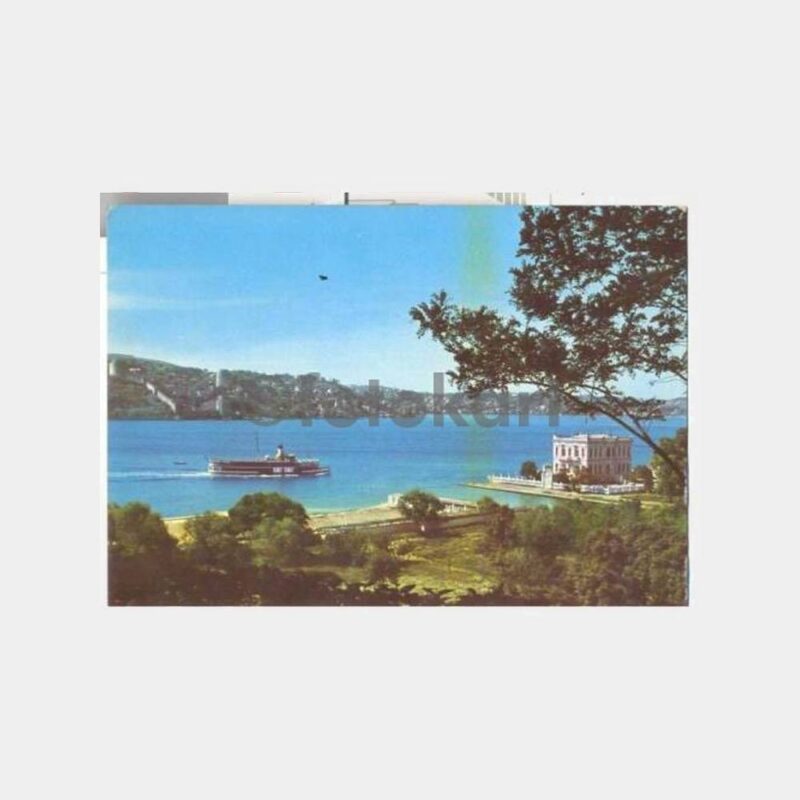 İstanbul Boğaziçi Küçüksu Şehir Hatları Vapuru Kartpostal