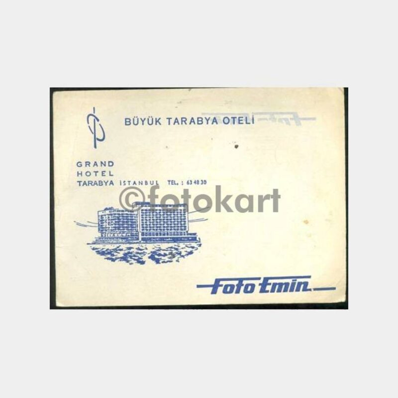 1971 Büyük Tarabya Oteli Fotoğraf Kabı