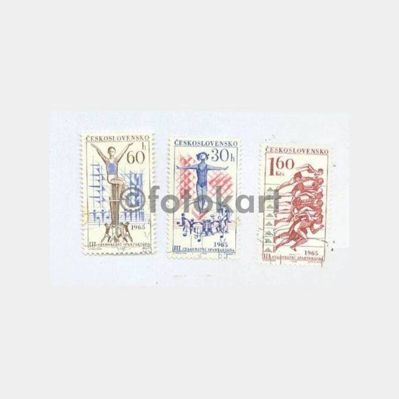 1964 Çekoslovakya Spor Tematik Pulları