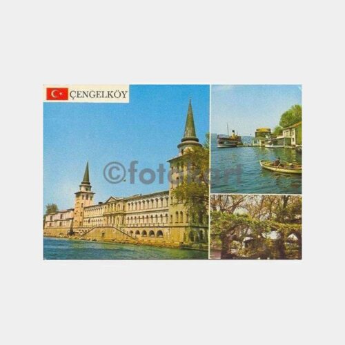 Çengelköy Kuleli Boğaziçi ve Gemi Kartpostal