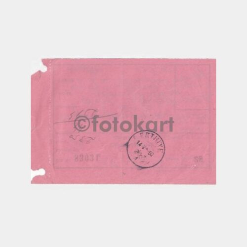 1950 Fethiye Damgalı Belge