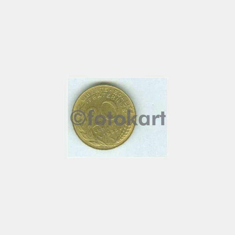 1985 Fransa 20 Centimes Madeni Para