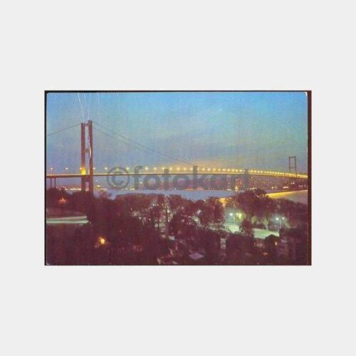 Boğaziçi Köprüsü Gece Manzarası Kartpostal