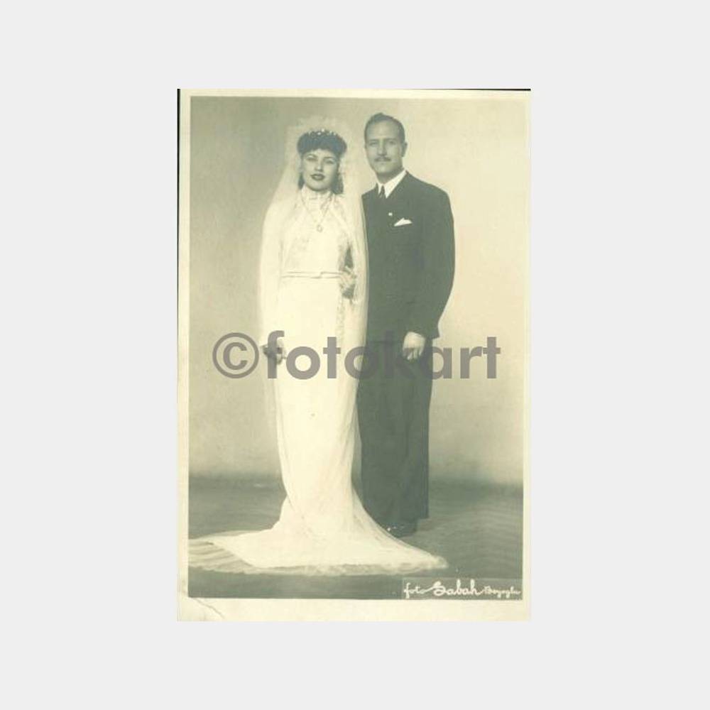 1943 Foto Sabah Gelin Damat Konulu Fotoğraf