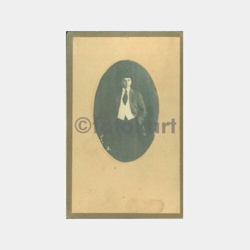 1910 Fesli Genç Kabinet Fotoğraf